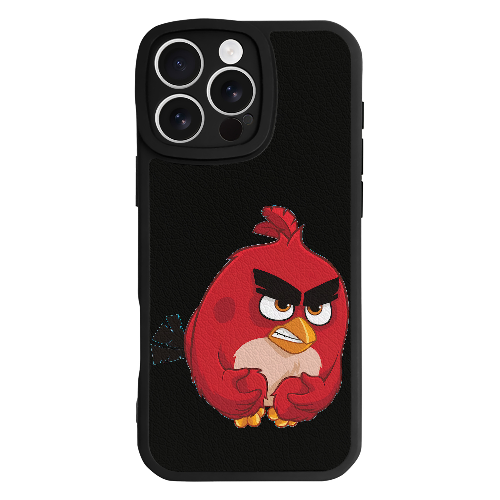 （画像用） Angry Birds アングリーバード 【iPhone 16シリーズ対応】シリコンスマホケース（レザー調） 材質：シリコン